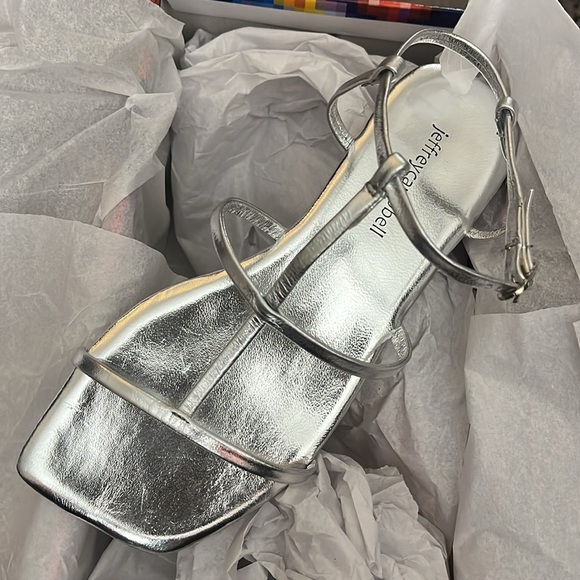 Free People/Jeffery Campbell Tan Line Scrappy sandal size 6 - Picture 6 of 7